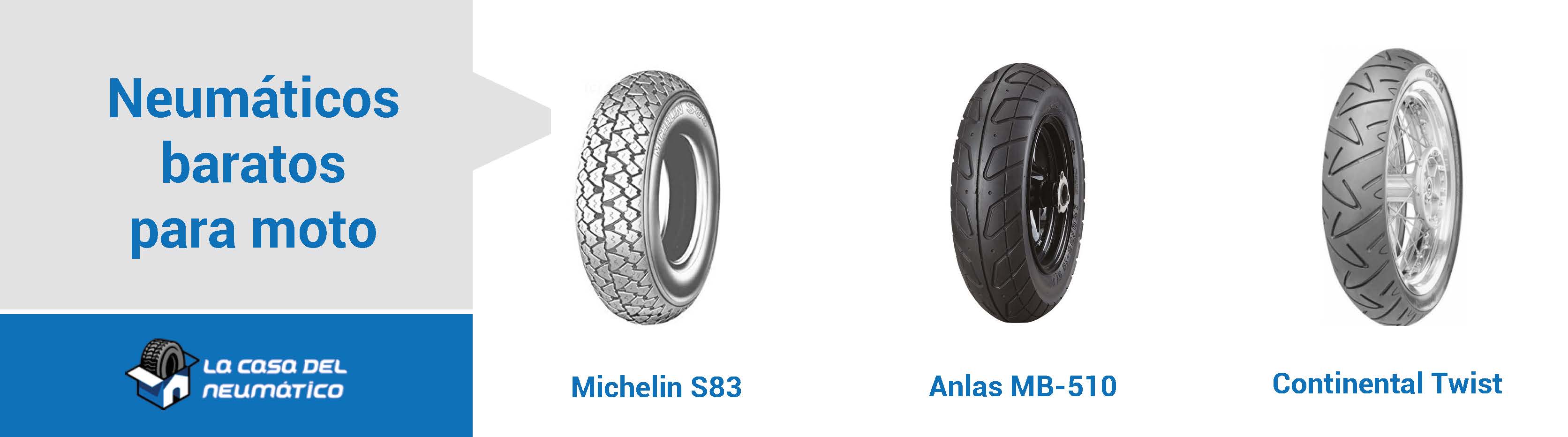 Neumáticos más baratos de moto