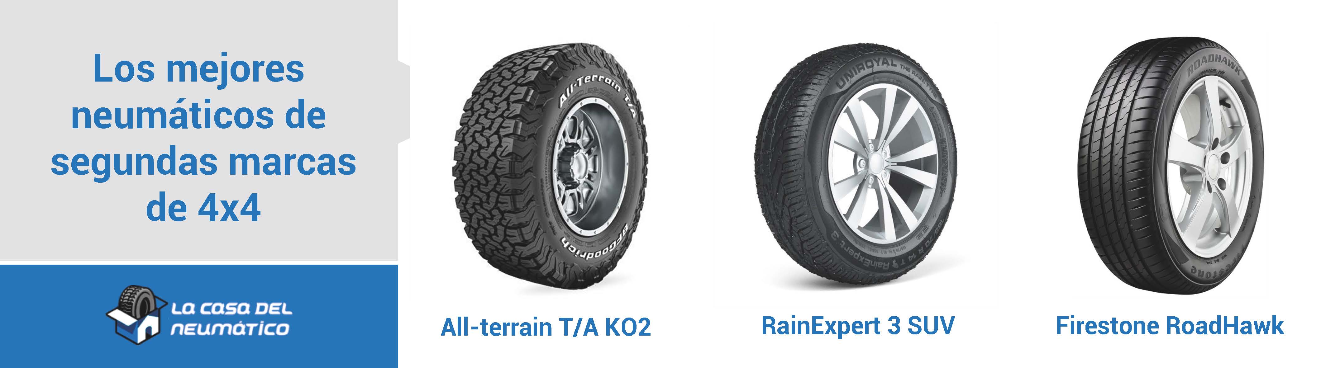 Los mejores neumáticos de segundas marcas de 4x4